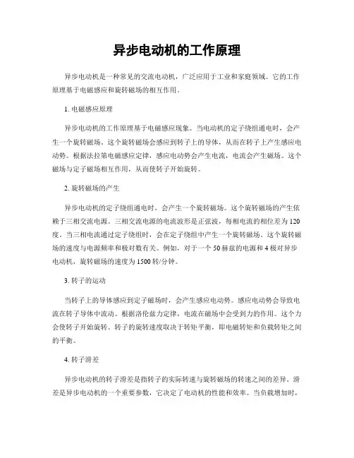 异步电动机的工作原理