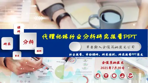 代理记账行业分析报告ppt