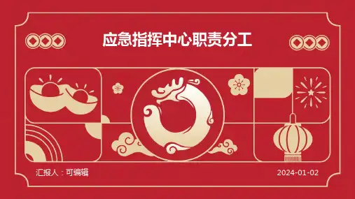 应急指挥中心职责分工
