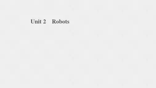 新高考英语人教版一轮复习课件学案选修7unit2Robots3