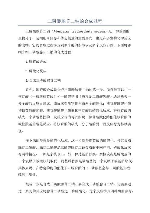 三磷酸腺苷二钠的合成过程
