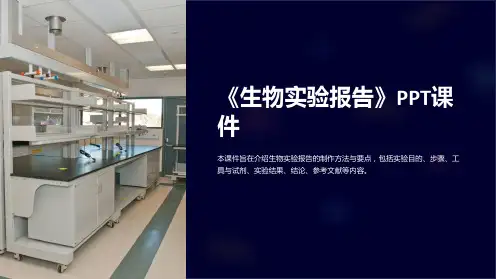 《生物实验报告》课件