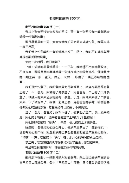 老照片的故事500字