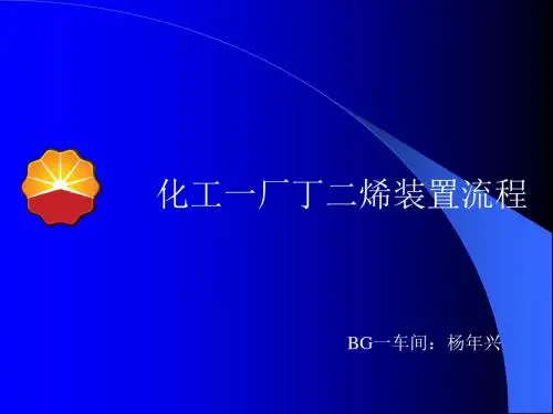 丁二烯装置流程课件PPT课件