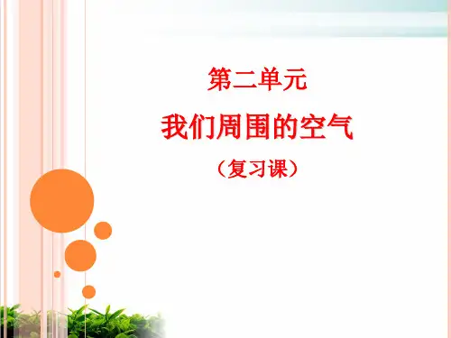 人教版教材化学《我们周围的空气》PPT全文课件1