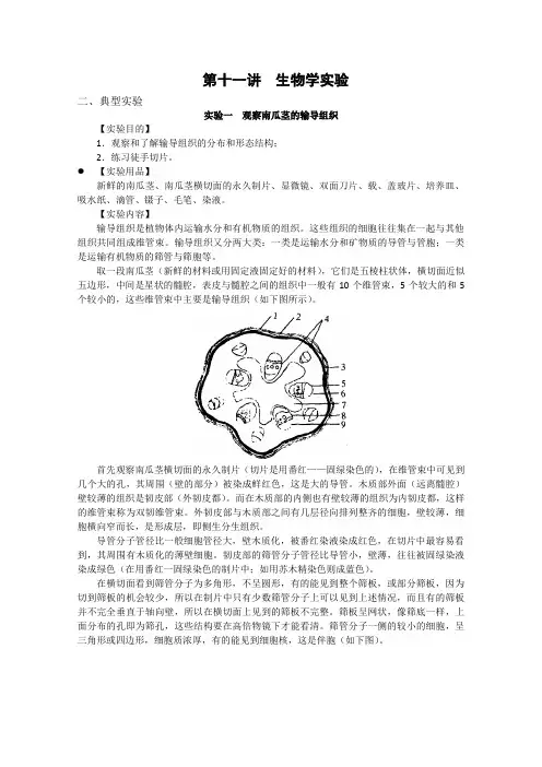 高中生物奥林匹克竞赛教程：生物学实验(中)