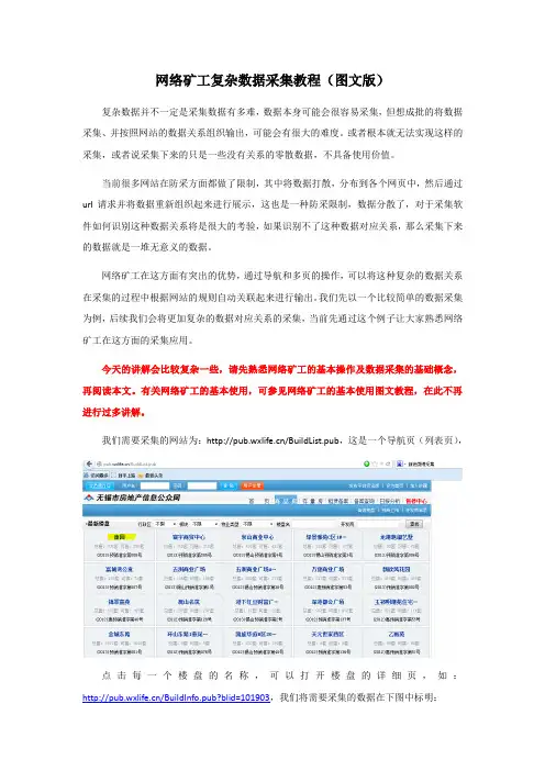 网络矿工复杂数据采集教程