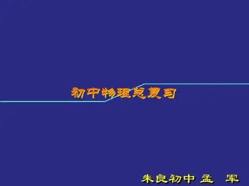 初中物理总复习电与磁