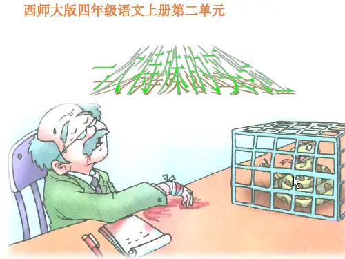 西师大版四年级上册语文课件7《一次特殊的实验》 (共16张PPT)
