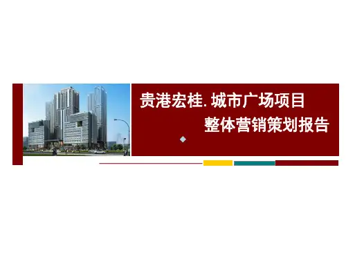 贵港宏桂城市广场项目整体营销策划上