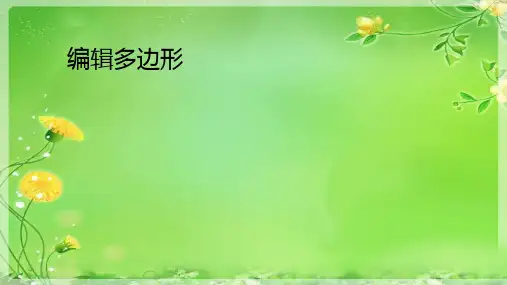 3d max 编辑多边形编辑网格精品PPT课件