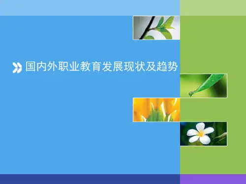 国内外职业教育发展现状及趋势