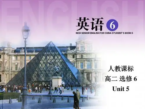 2018-2019学年人教版选修六教学课件：U5 Warming up and Reading 72张