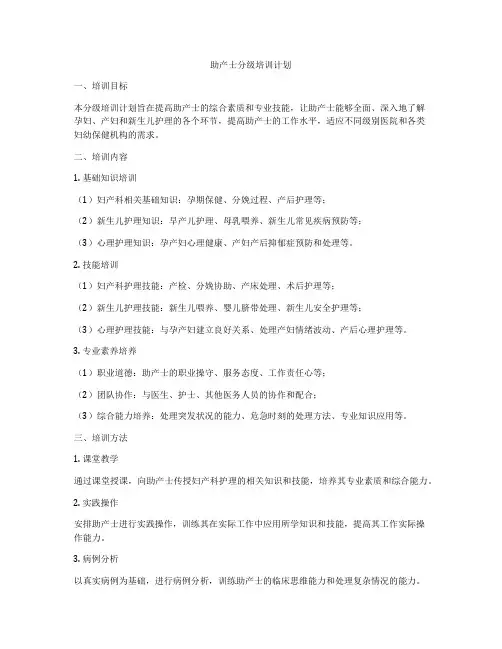 助产士分级培训计划