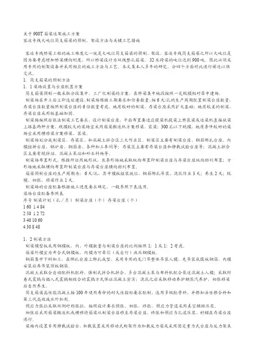 900t箱梁