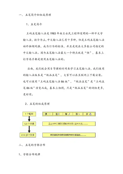 五笔打字规则