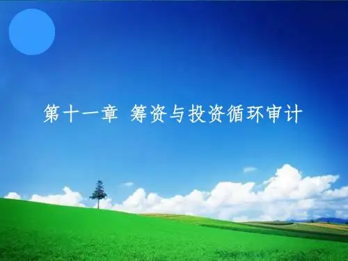 筹资与投资循环审计概述(ppt 50张)