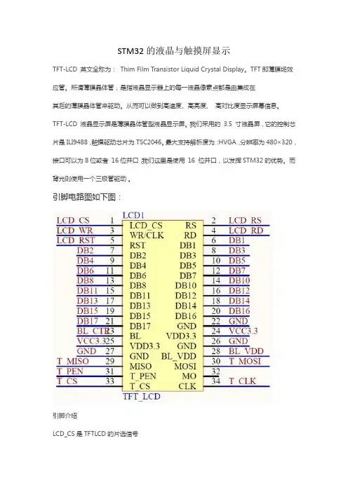 STM32的液晶与触摸屏显示