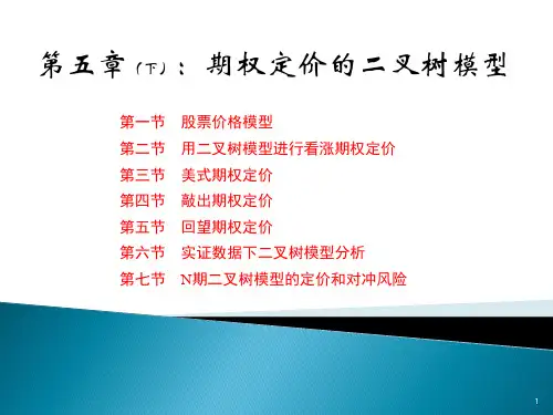5-2_期权定价的二叉树模型