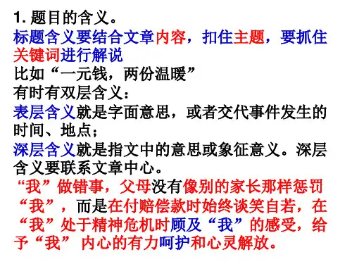 《不一样的爱》阅读