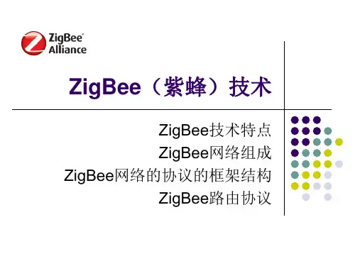 ZigBee(紫蜂)技术讲解