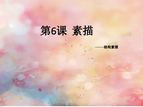 第6课 造型基础——素描(共18张ppt)