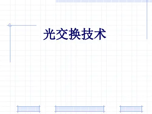 现代网络交换技术-光交换技术