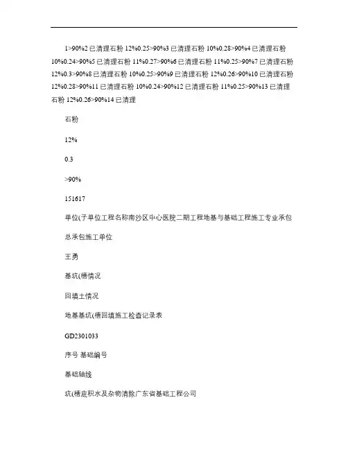 001-地基基坑(槽)回填施工检查记录GD2301033