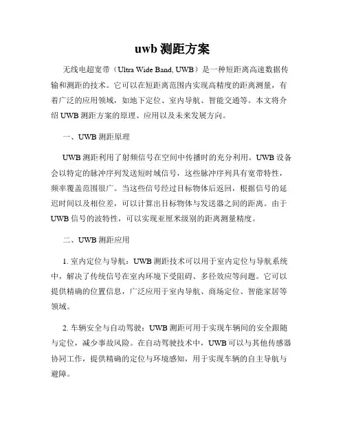 uwb测距方案