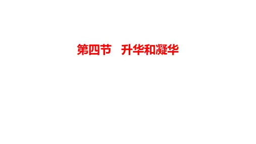 八年级上册物理人教版第三章第四节升华和凝华课件