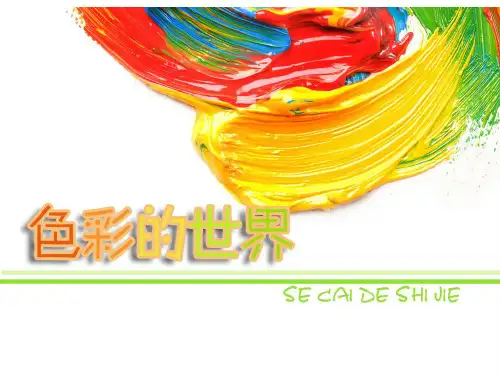 五年级上册美术色彩的世界课件