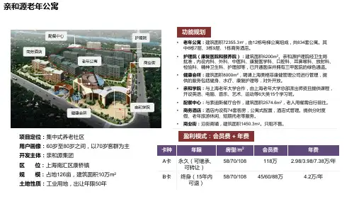 上海亲和源养老公寓案例