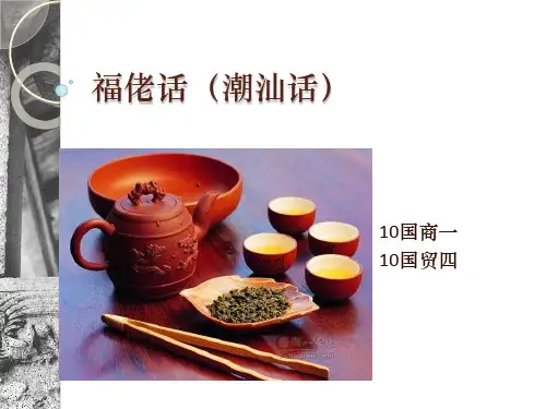 潮汕话简介