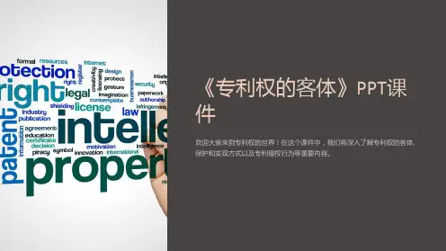 《专利权的客体》课件2
