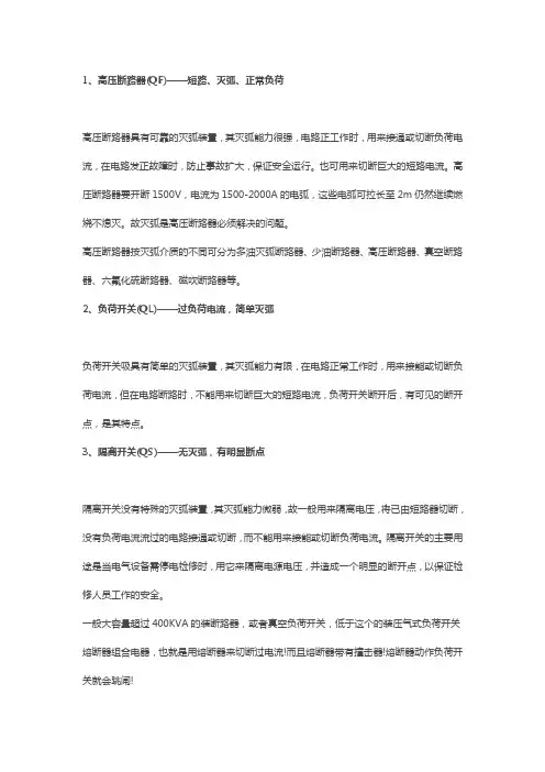 断路器的分类与选择,你都知道吗？