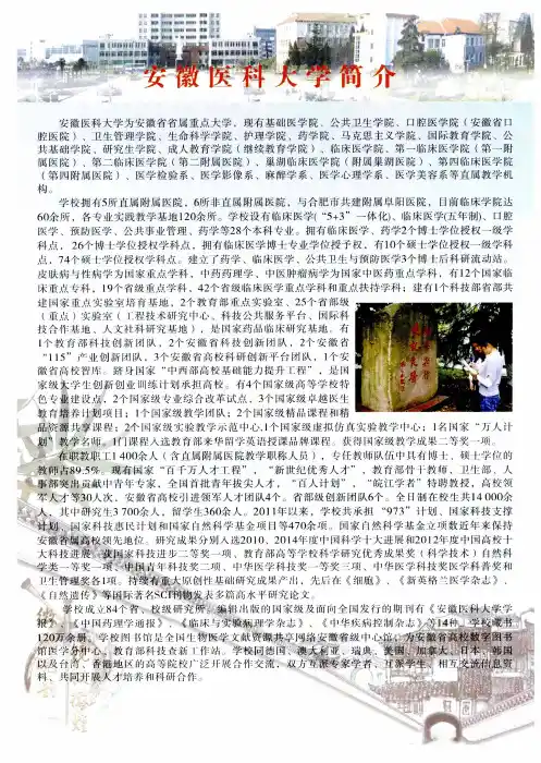 安徽医科大学简介
