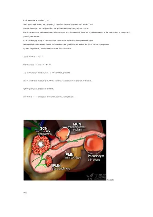 胰腺囊性病变