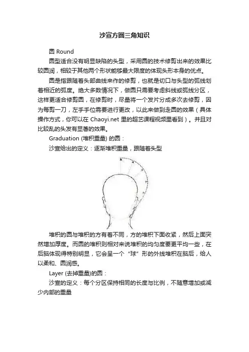沙宣方圆三角知识