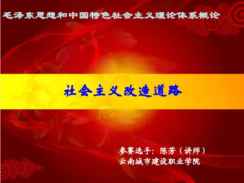 高校思政课程PPT课件