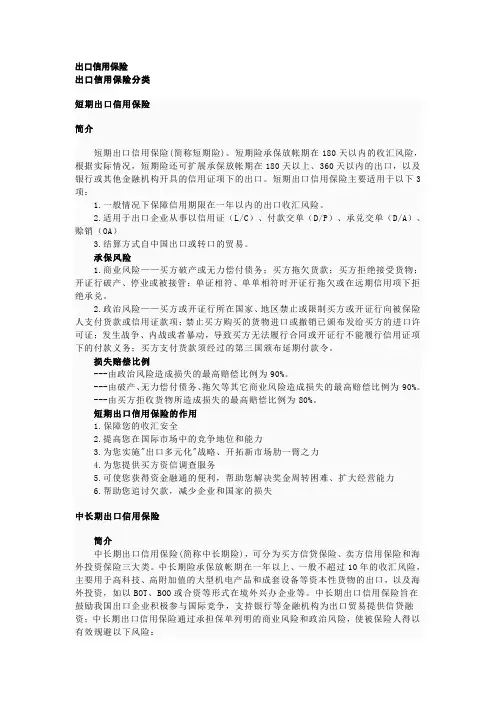 出口信用保险