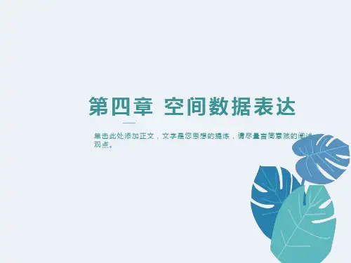 《地理信息系统原理》第四章空间数据表达