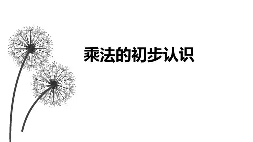 二年级数学上册课件-4.1  乘法的初步认识 -人教版(共16张PPT).pptx
