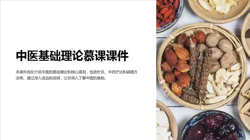 《中医基础理论慕课课件》