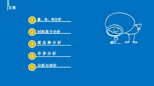成本分析PPT精选文档