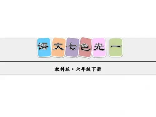 语文七色光 一