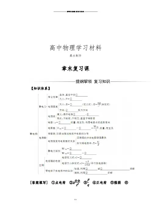 人教版高中物理选修3-1章末复习课.docx
