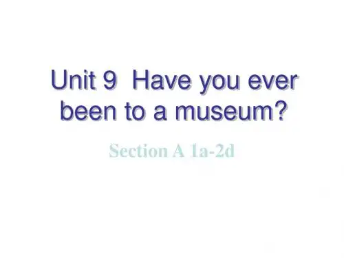 人教版英语八年级下册课件：Unit 9 Section A 1a2d