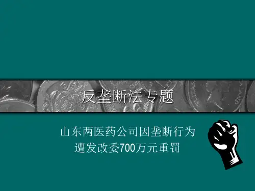 反垄断案例_PPT课件