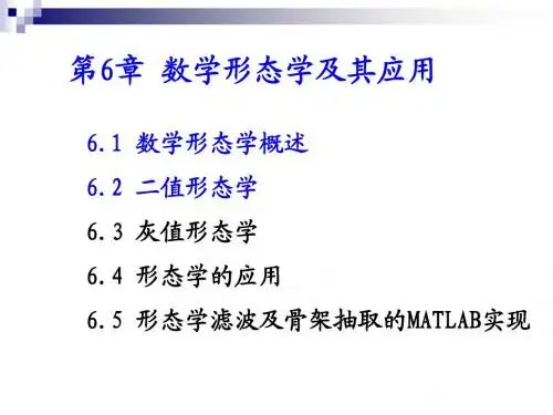 第6章数字图像处理