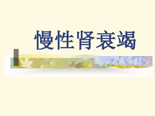 慢性肾衰竭